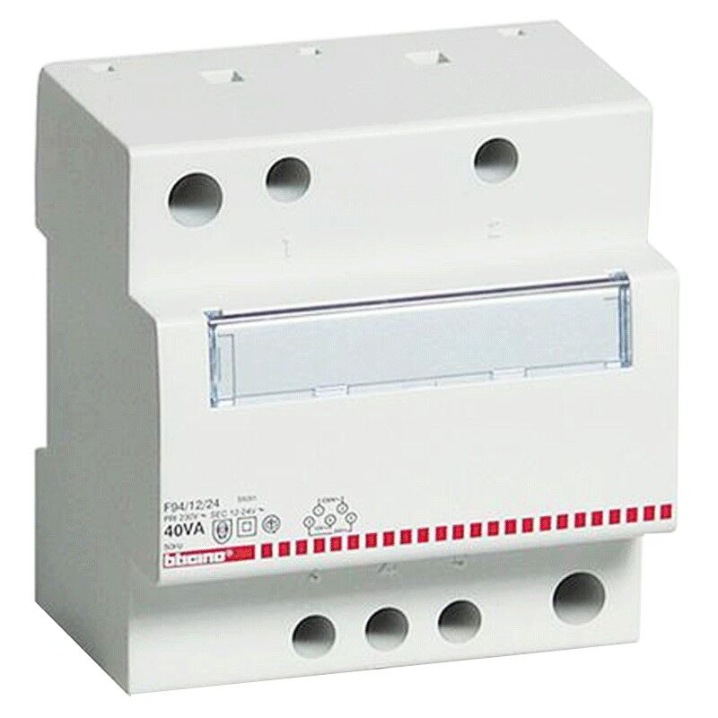 foto del prodotto bticino trasformatore 12 24 40va f94 12 24