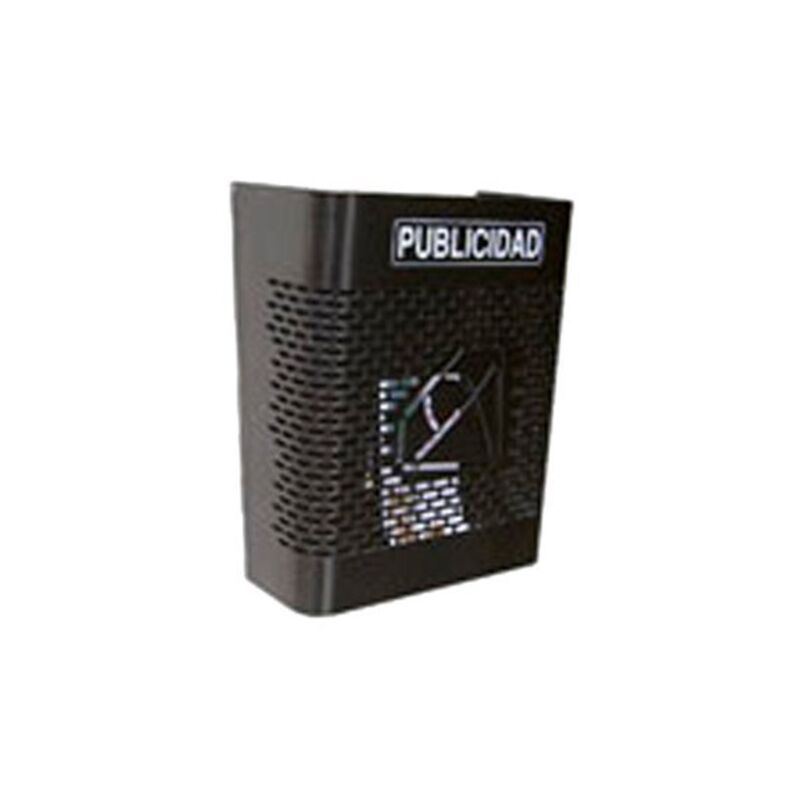 foto del prodotto btv cesto pubblicitario 241 verticale piccolo nero 240x300x130 mm00241