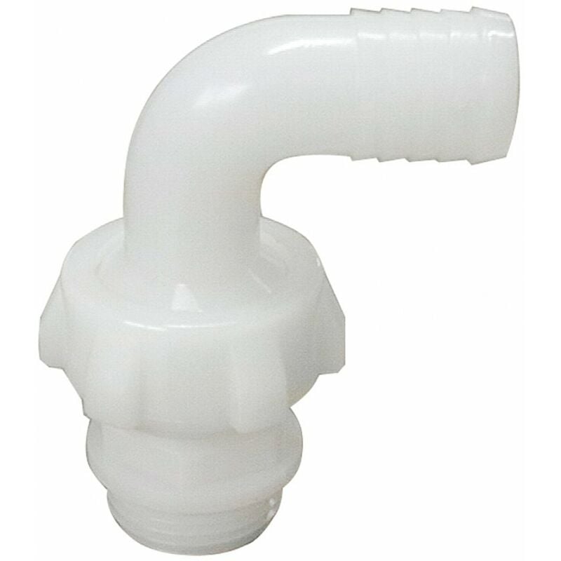 foto del prodotto bucchi - 5 pz raccordo portagomma curvo in nylon 50mm pompa tubo porta gomma