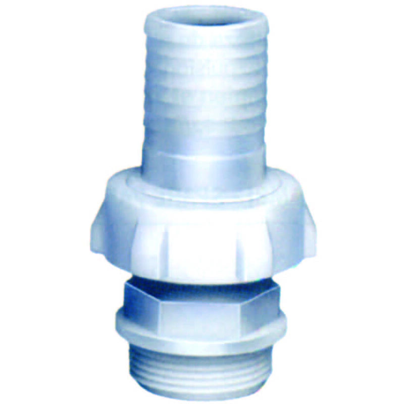 foto del prodotto bucchi raccordo in nylon dritto portagomma a 3 pezzi per pompe m 11 4 x mm.40