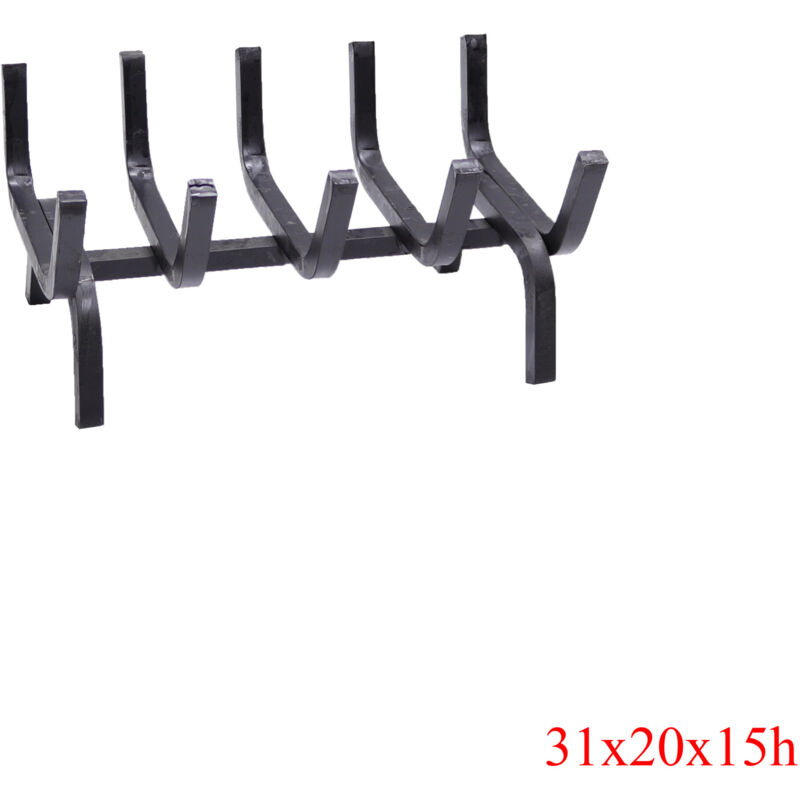 foto del prodotto bucialegna portalegna braciere in ferro per camino e barbecue 31x20x15h cm modello eco