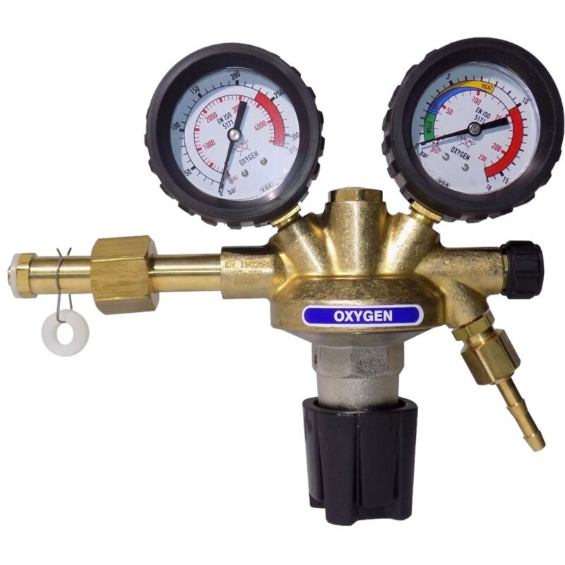 foto del prodotto bud riduttore di pressione ossigeno gas tecnico 230 bar saldatura cannello plasma