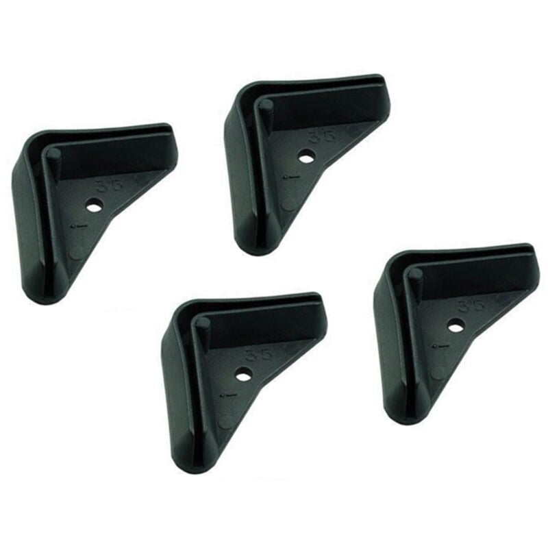foto del prodotto bud scaffalatura in metallo componibile varie misure e portate tipo pesante con rinforzo componente kit 4 piedini in plastica