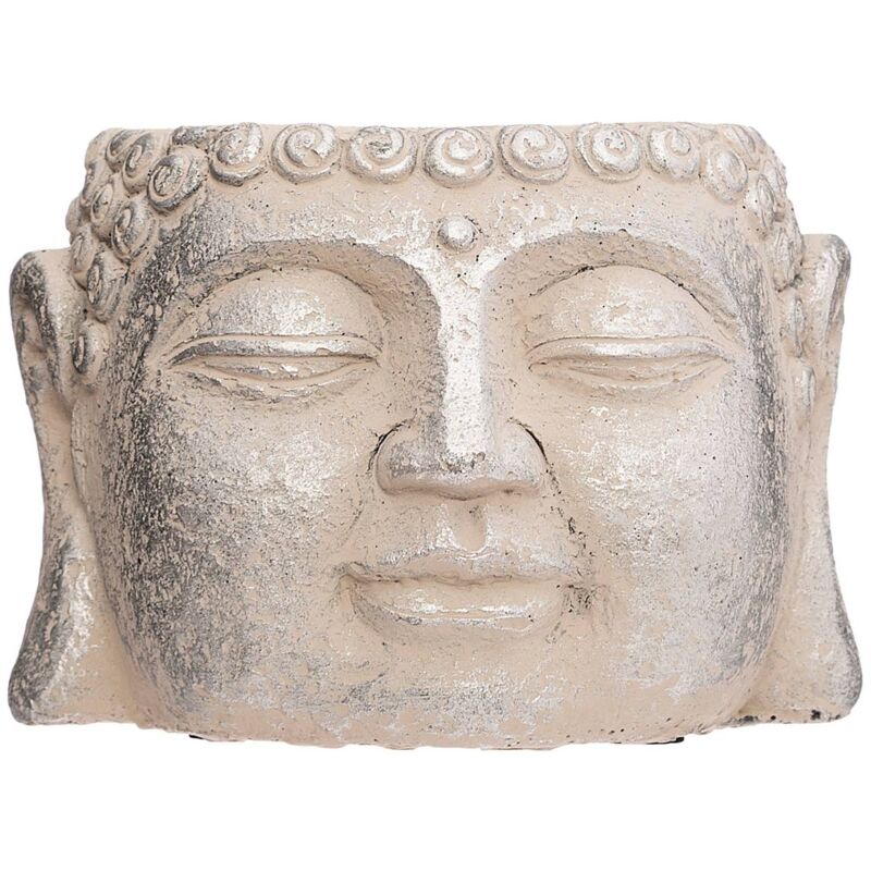 foto del prodotto buddha in cemento h9cm argento atmosphera cr ateur d int rieur