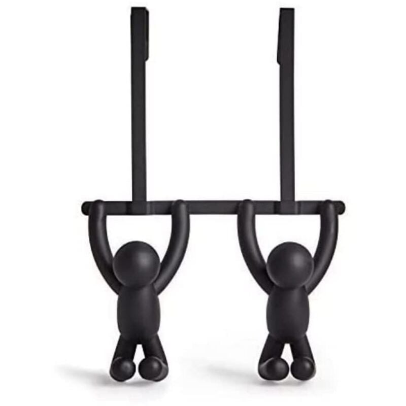 foto del prodotto buddy gancio doppio per porta, abs, nero umbra