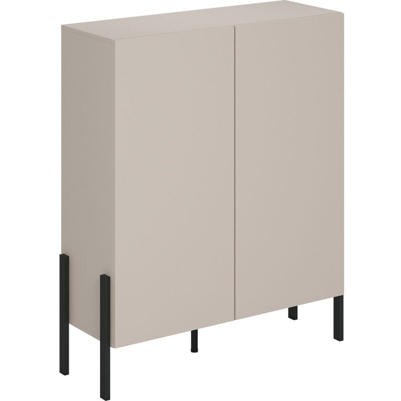 foto del prodotto buffet 2 ante b r nice cashmere e nero 135cm