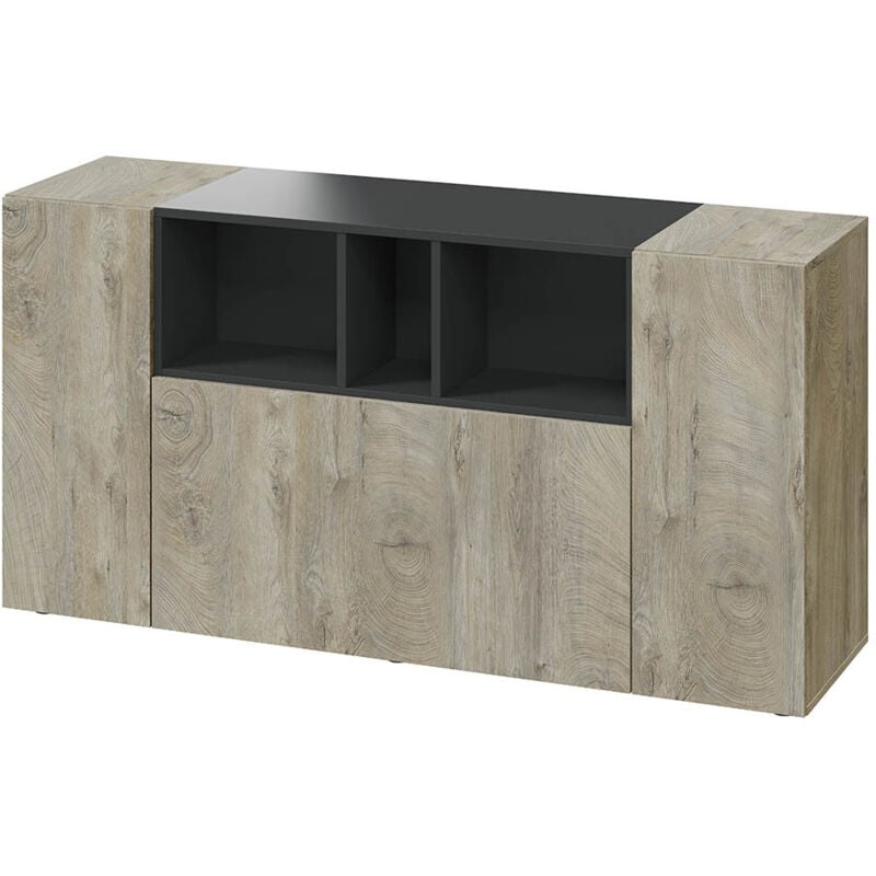 foto del prodotto buffet con 3 porte e 3 scomparti l150 cm tamiko