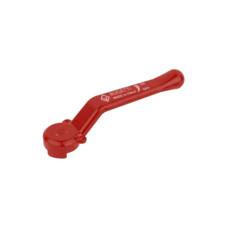 foto del prodotto bugatti leva alluminio rossa per valvole e rubinetti 1 2 