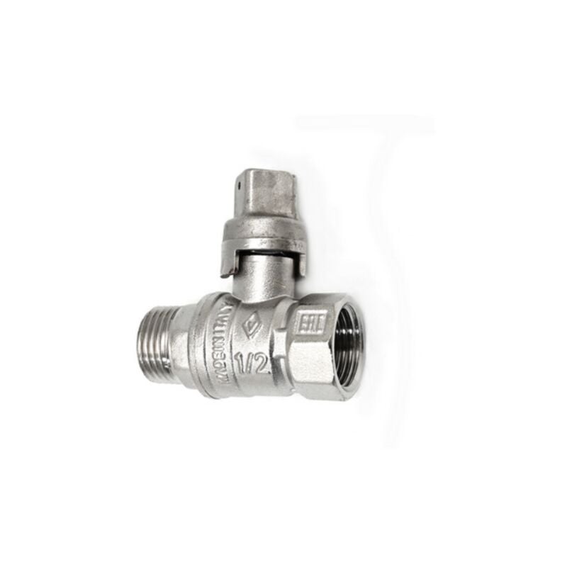 foto del prodotto bugatti valvola a sfera maschio femmina quadro piombabile 3 4 dn 20