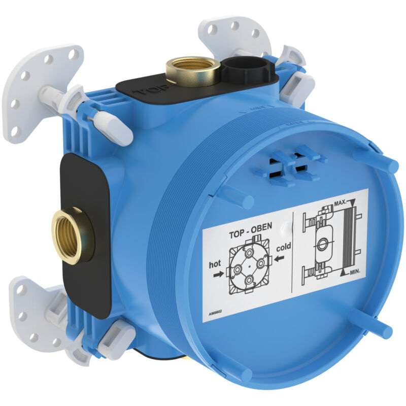 foto del prodotto built in, corpo ad incasso per installazioni miscelatori per vasca e doccia a parete, a1000nu, neutro ideal standard