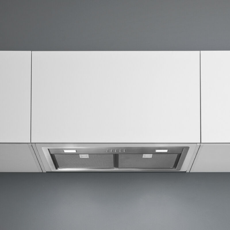 foto del prodotto built in evo. potenza massima di estrazione 600 m h, tipo di estrazione aspirante filtrante, classe di efficienza dinamica del fluido d. tipo 