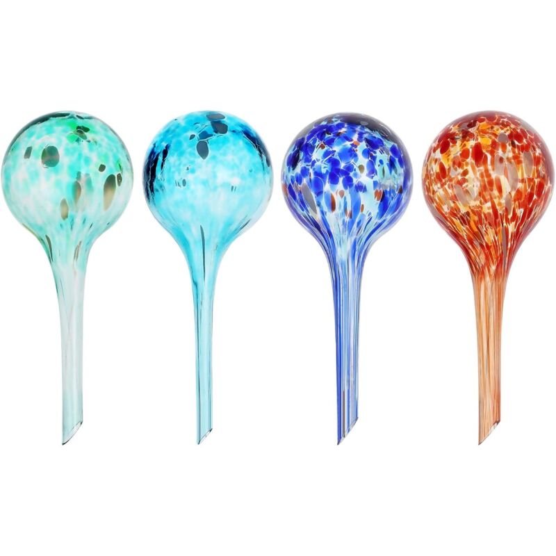 foto del prodotto bulbi per irrigazione automatica delle piante distributore d acqua colorato 4 pezzi, 6 15 cm 