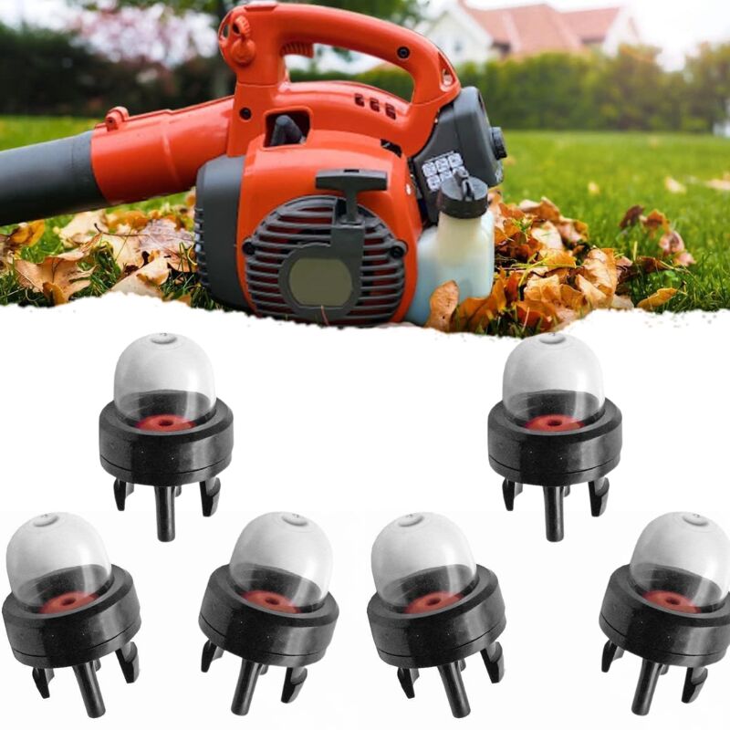 foto del prodotto bulbo di innesco a clip per piccoli motori a 2 tempi, motosega poulan echo, ryobi bp42, homelite, decespugliatore bolens, soffiatore per foglie 125b,