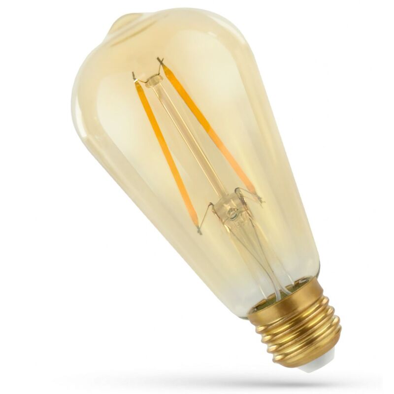 foto del prodotto bulbo led calda e 27 230v 5w edison 14460 st58