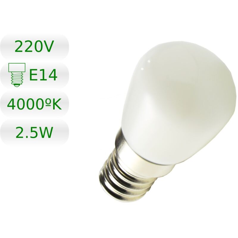 foto del prodotto bulbo led e14 in miniatura 2,5 w bulbi led bianchi naturali 4200k e14 jandei