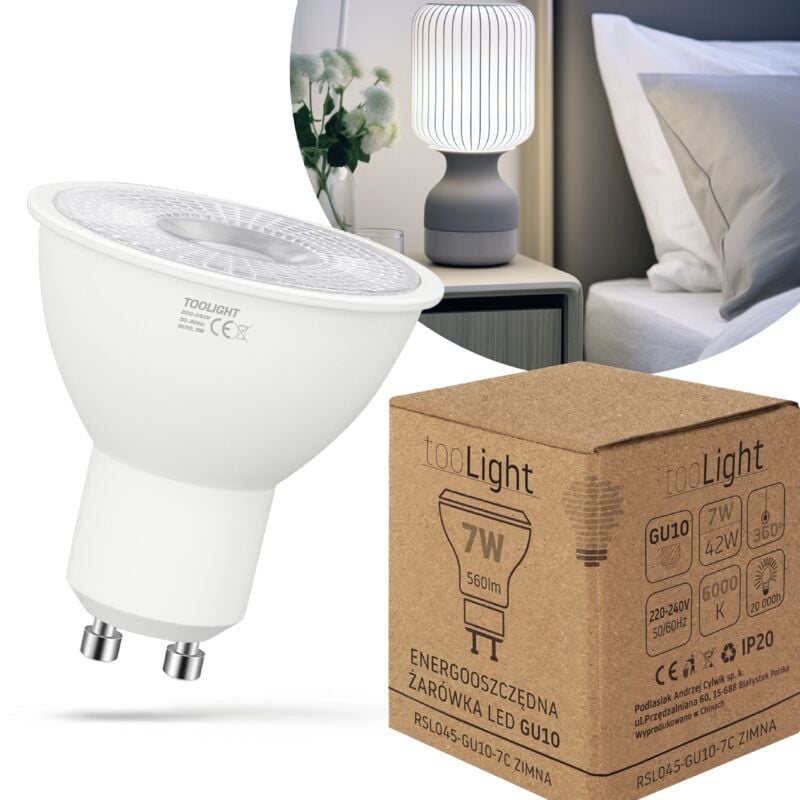 foto del prodotto bulbo led rsl045 gu10 7w cold