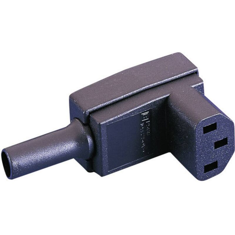 foto del prodotto bulgin px0588 connettore iec px presa angolata tot poli 2 pe 10 a nero 1 pz.