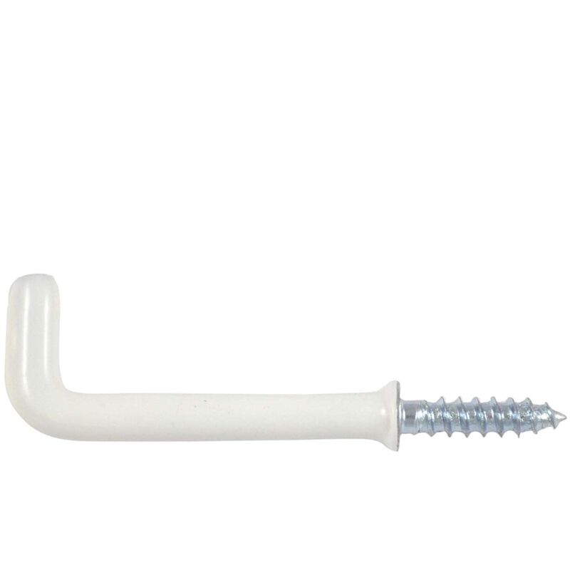 foto del prodotto bulk hardware bh01172 ganci a squadra per credenze, bianco, set di 10 pezzi