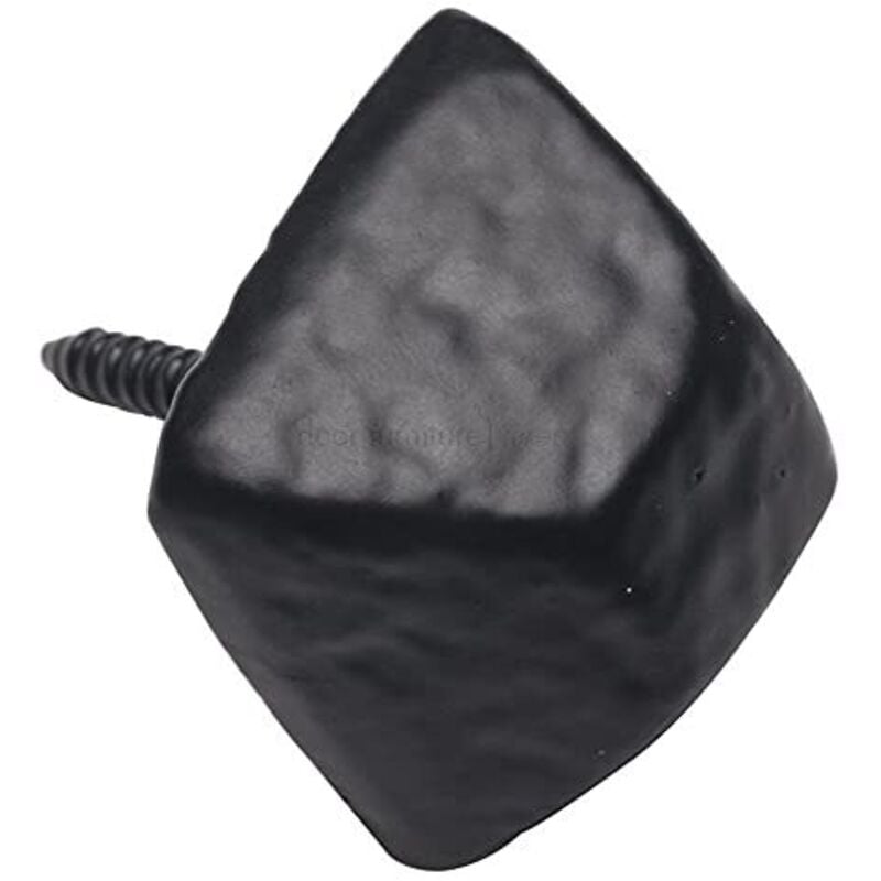 foto del prodotto bulk hardware bh02028 chiodo decorativo anticato avvitabile per porta, finitura anticato, 19 mm, nero anticato, set di 10