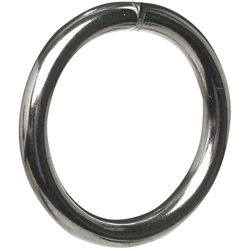 foto del prodotto bulk hardware bh03262 anelli per aste per tende in metallo, cromato, set di 24