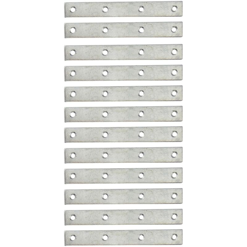 foto del prodotto bulk hardware limited bh00221 squadrette piatte di riparazione, bianco, set di 12 pezzi