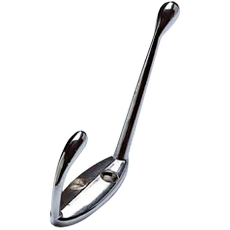 foto del prodotto bulk hardware merriway bh01126 ganci appendiabiti cromati, bianco, set di 2 pezzi