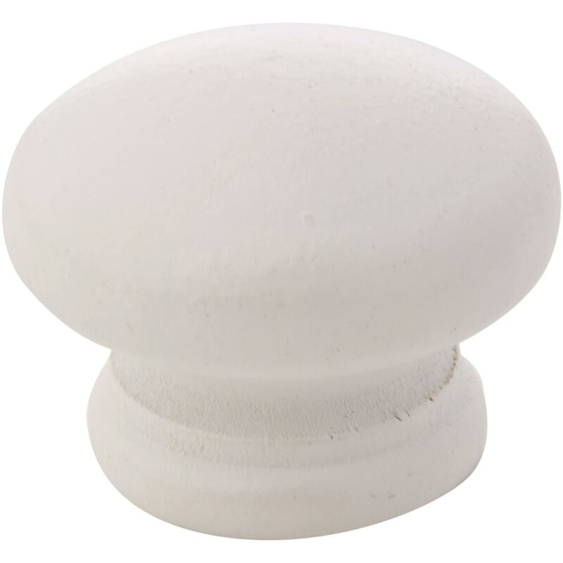 foto del prodotto bulk hardware merriway bh03887 4 pezzi pomelli forati per armadietti e cassetti, in pino con finitura bianca 38 mm 1,1 2 pollici, confezione da 4