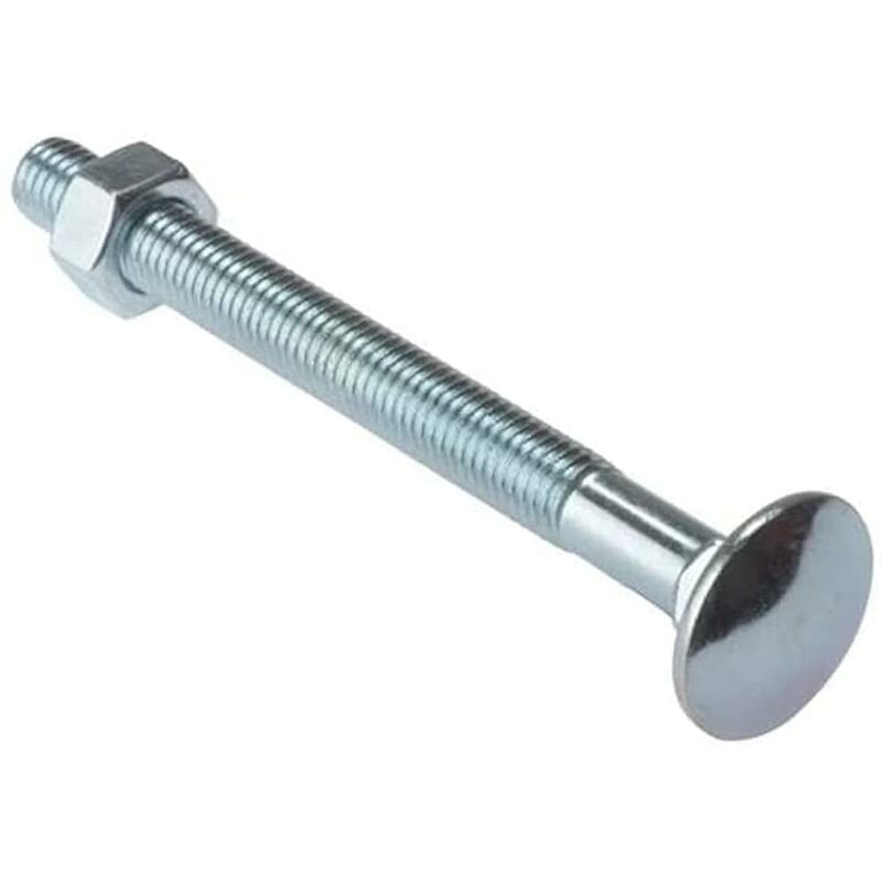 foto del prodotto bulk hardware - merriway bh04898 bullone e dado zp m10 x 150 mm, argento, set di 10 pezzi