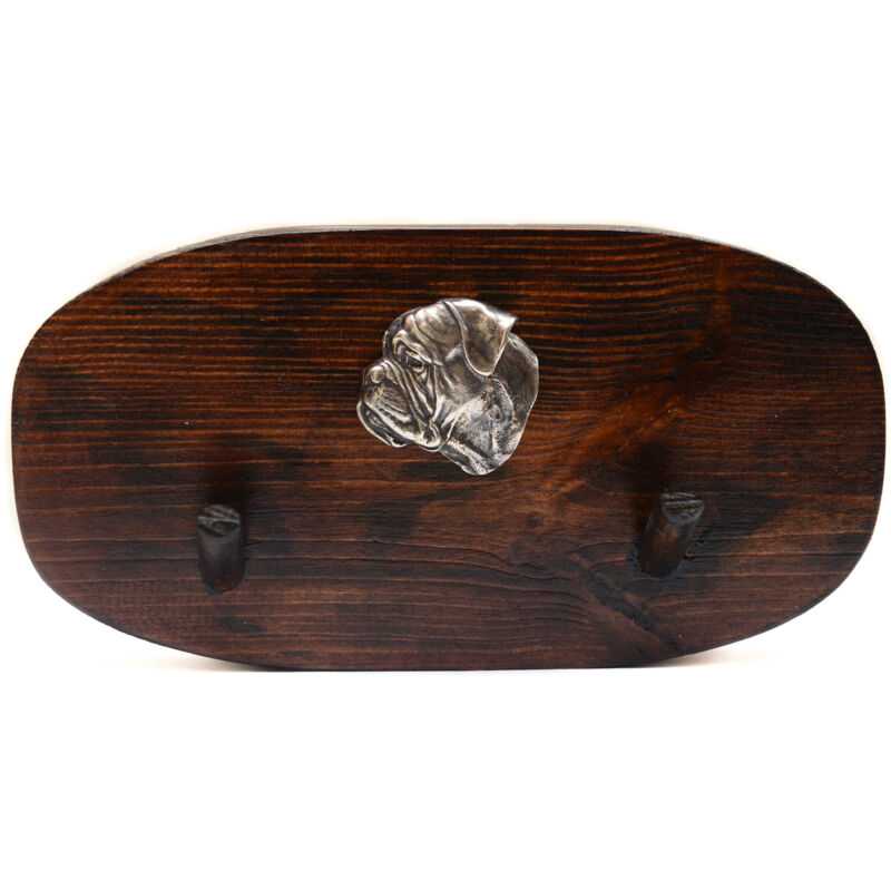 foto del prodotto bulldog inglese, bulldog i - gancio per accessori, gancio per medaglie con un cane, ganci per chiavi di art-dog