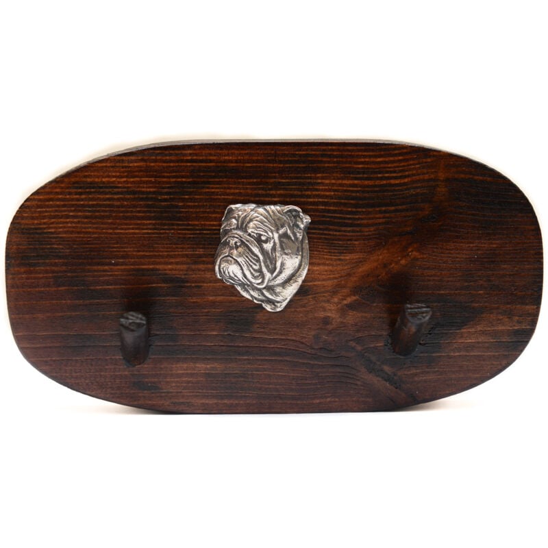 foto del prodotto bulldog inglese, bulldog ii - gancio per accessori, gancio per medaglie con un cane, ganci per chiavi di art-dog