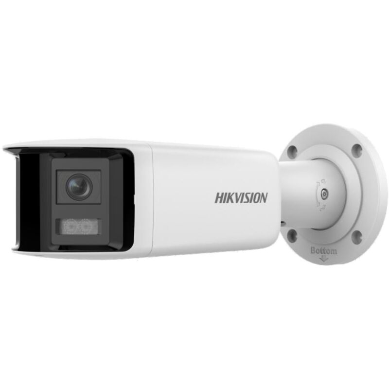 foto del prodotto bullet panoramica colorvu 2x 4mp 2.8mm ip poe ds 2cd2t47g2p lsu sl hikvision