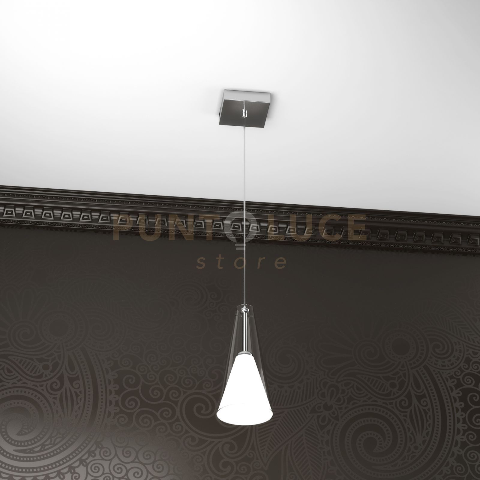 foto del prodotto bullet sospensione 1 luce 1097-s1