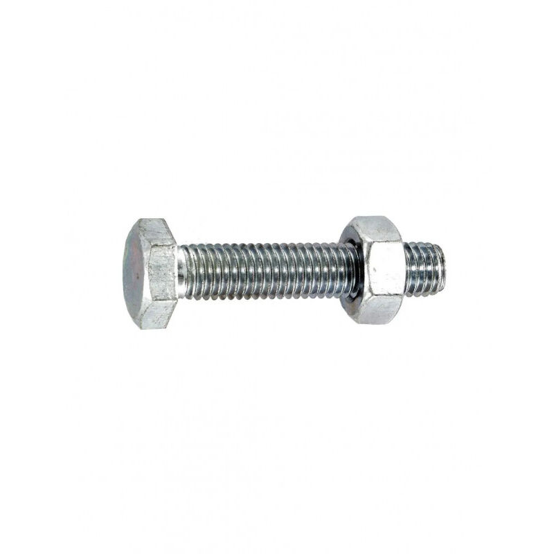 foto del prodotto bullone a testa esagonale, acciaio zincato 10x30 mm, 4 pezzi.