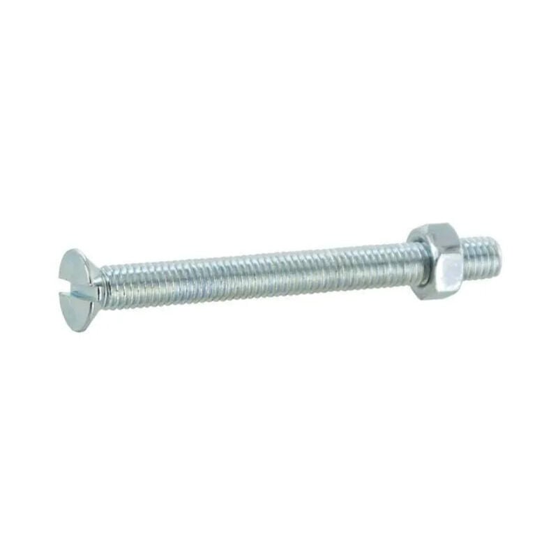 foto del prodotto bullone a testa svasata in acciaio zincato 6x50 mm, 5 pz.