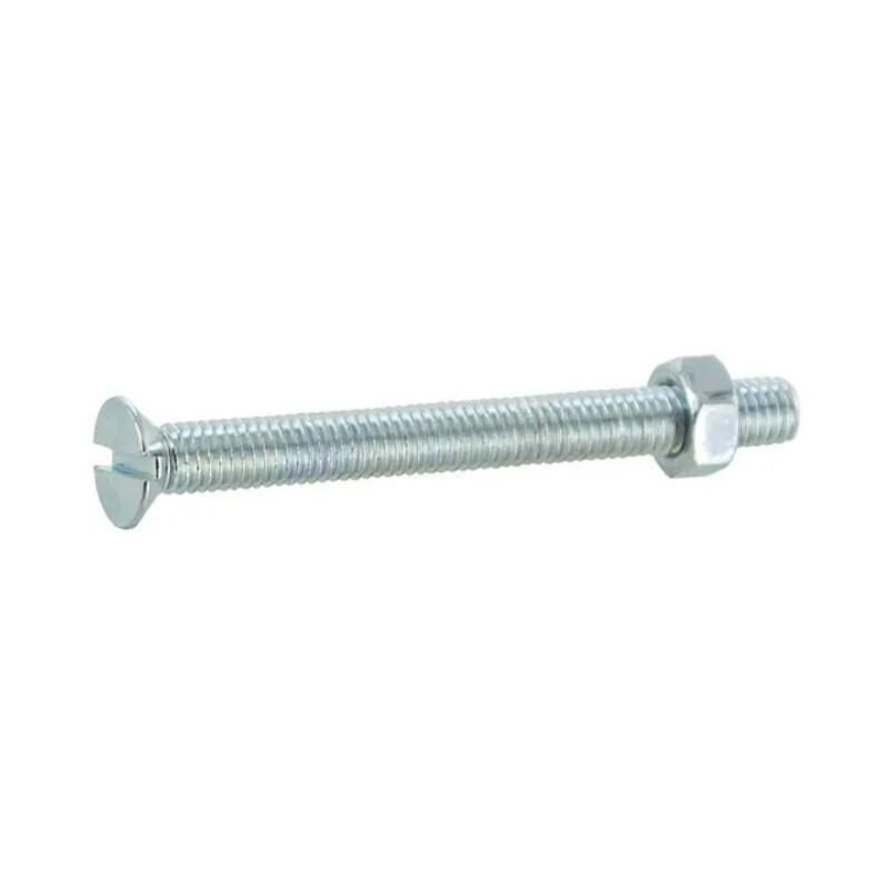 foto del prodotto bullone a testa svasata in acciaio zincato 6x60 mm, 4 pz.
