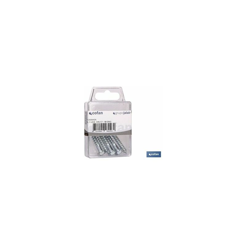 foto del prodotto bullone a vite din 571 m 6x50 blister 5 unit 