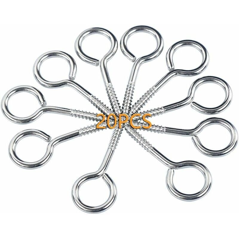 foto del prodotto bullone ad occhiello in acciaio inossidabile m3 40 304 bullone ad occhiello tondo autofilettante anello ad occhiello con fibbia di chiusura per porta