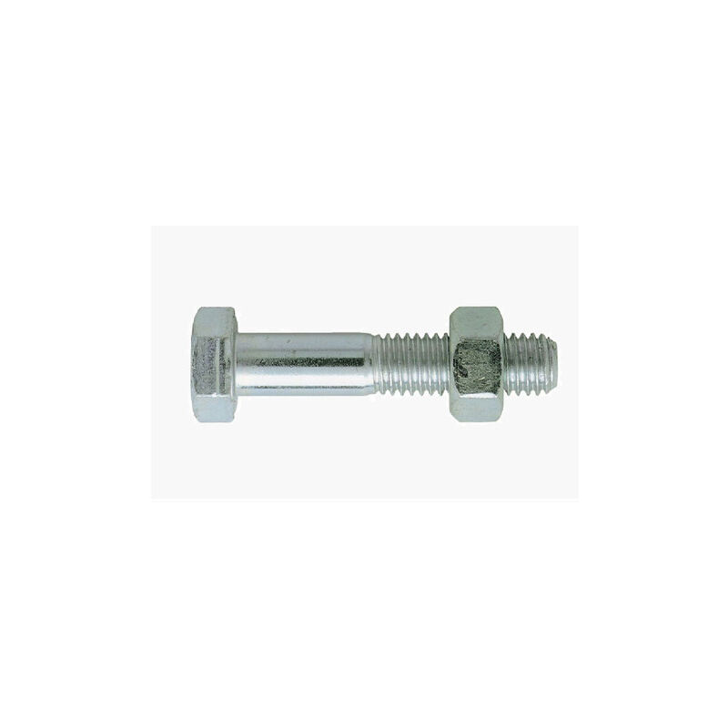 foto del prodotto bullone viswood testa esagonale - dado esagonale acciaio zincato bianco - ø 6 x 30/18 mm - scatola da 200 - 9886030