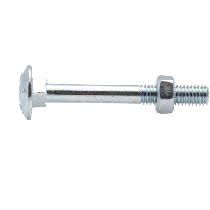 foto del prodotto bullone zincato trcc viswood 6x30mm lotto di 9 bulloni 