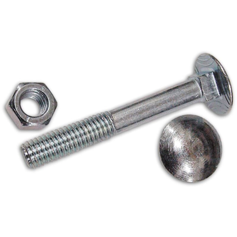 foto del prodotto bulloni zincati classe 4.8 tt con dado 5x30mm filetto parziale conf. 200 pz