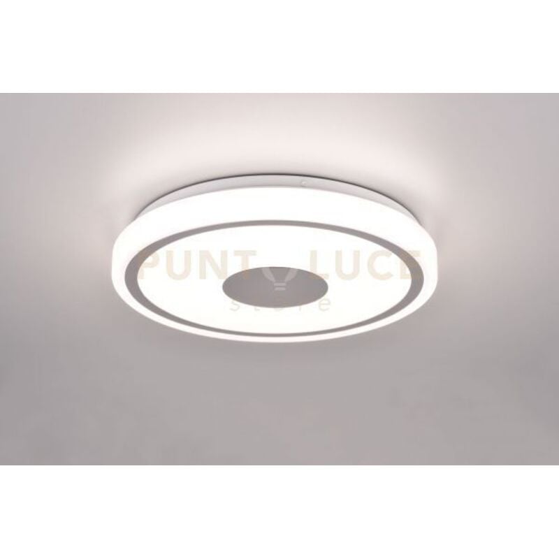 foto del prodotto bunda plafoniera led 16w 2000lm, 4000k bordo cromato d.33cm