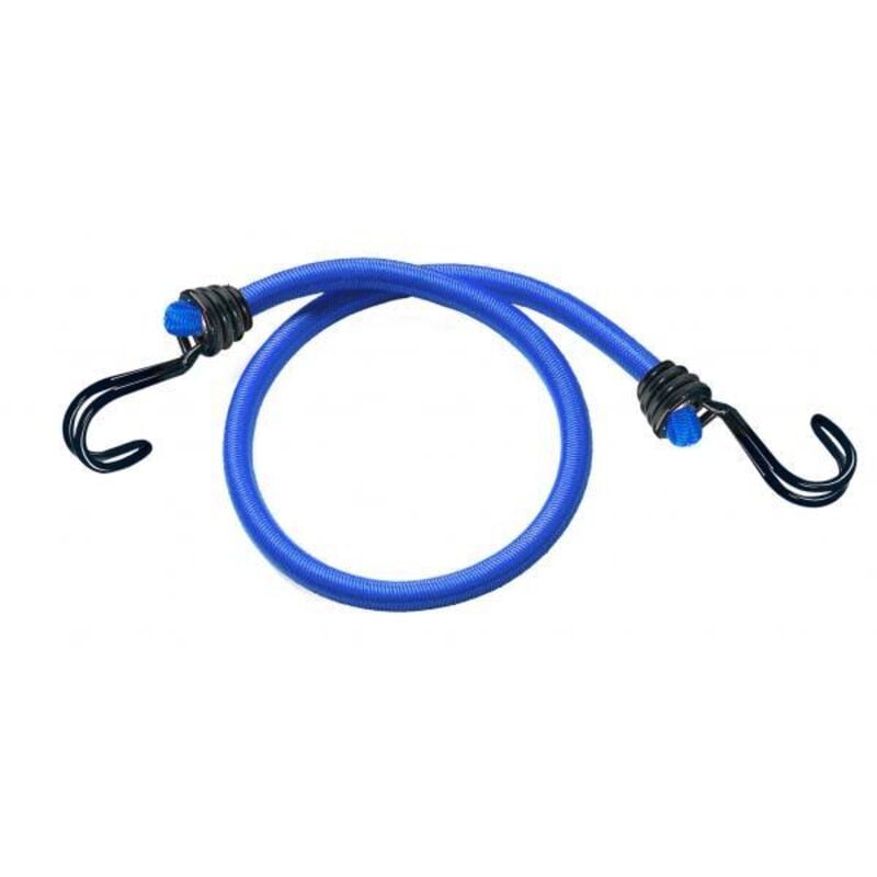foto del prodotto bungi cords 2 fune elasticacon doppio gancio blu 1200 mm master lock