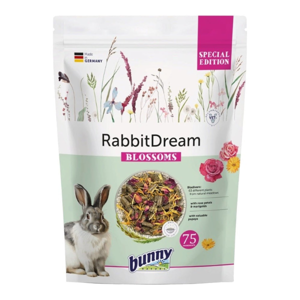 foto del prodotto bunny sogno per conigli blossom special edition 1,5 kg mangime per conigli 1 ordine scegli lo sconto bzr5 bzr20 200 punti fedelt 