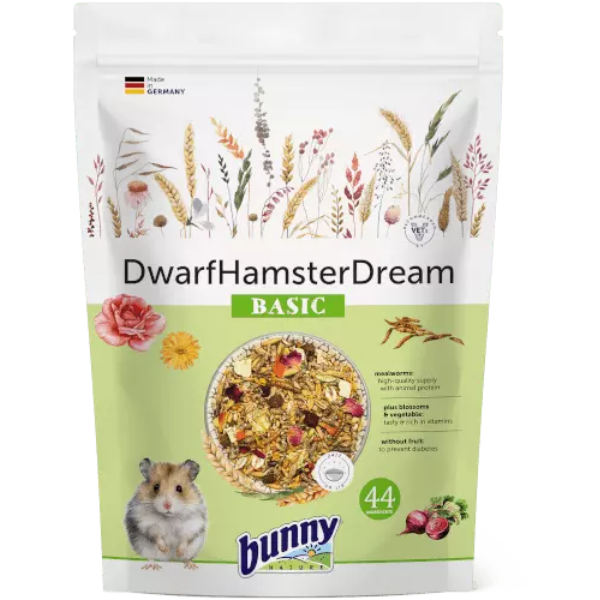 foto del prodotto bunny sogno per criceti nani basic 400 gr mangime per conigli 1 ordine scegli lo sconto bzr5 bzr20 200 punti fedelt 