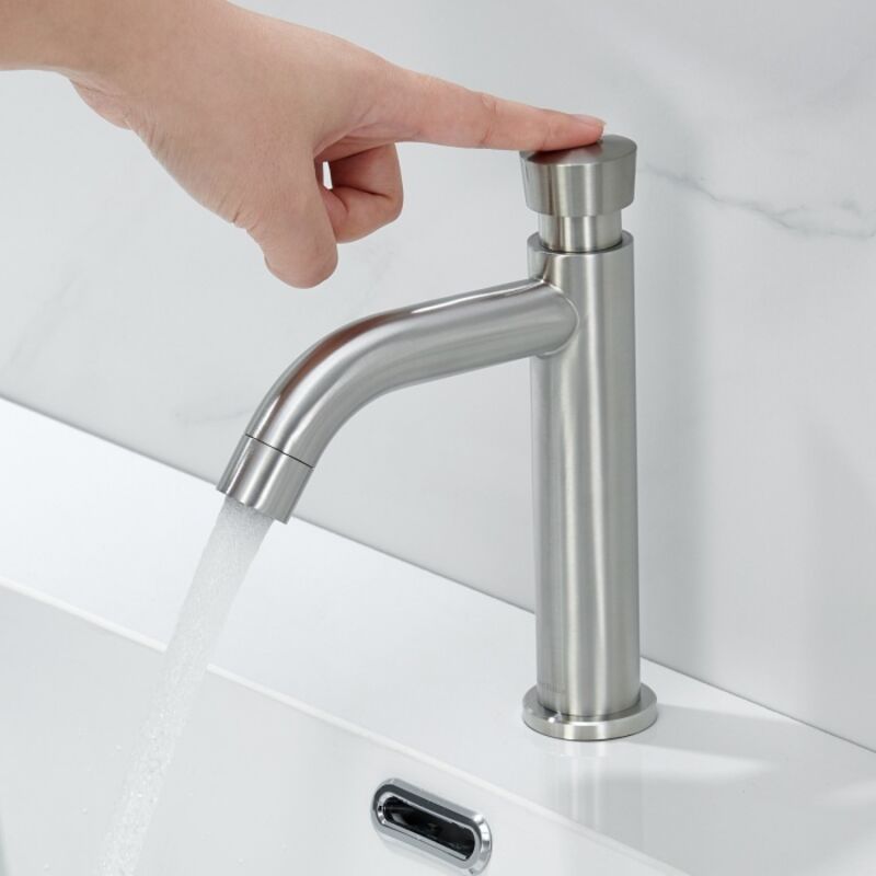 foto del prodotto bunthaus rubinetto per lavabo solo acqua fredda rubinetto a pressione per acqua fredda rubinetto per lavaggio a mano rubinetti per wc wc per gli