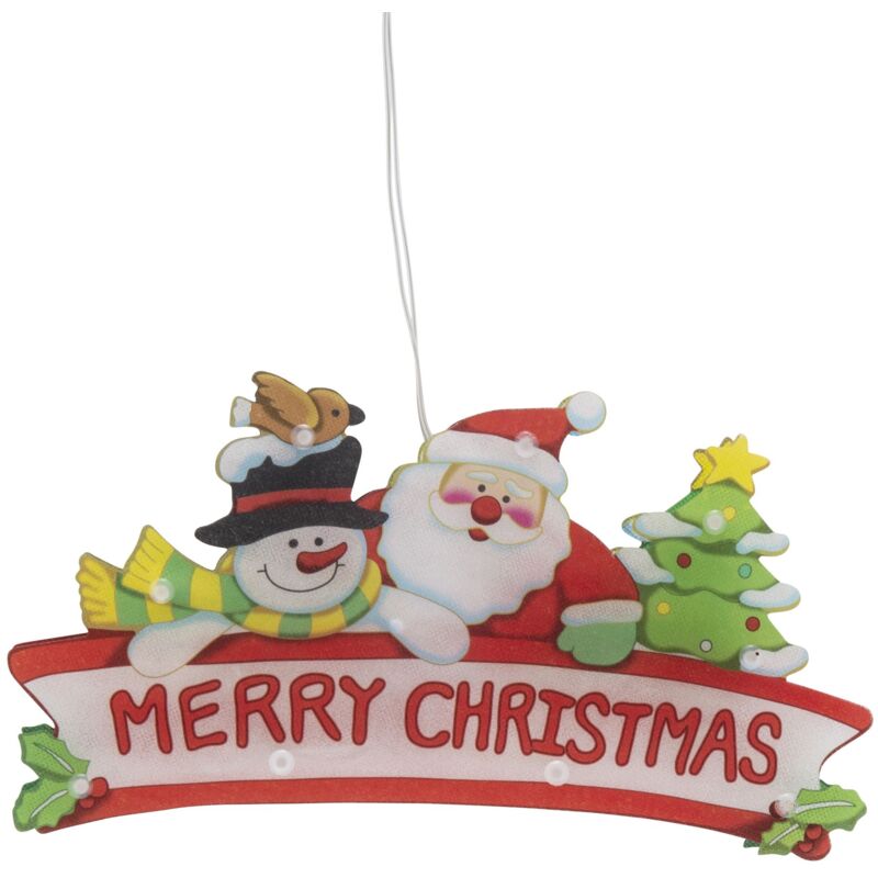 foto del prodotto buon natale luminoso 9led 25 x 13,7 x 2,6 cm