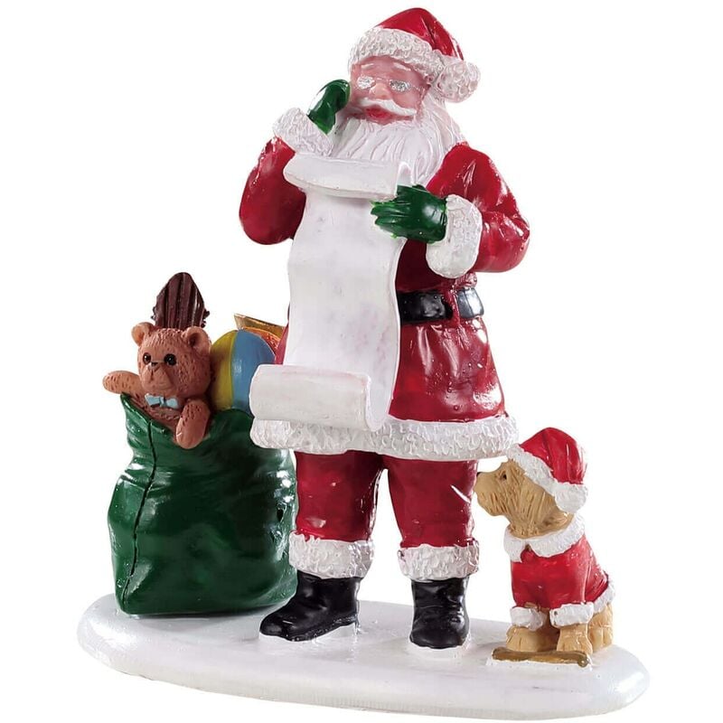 foto del prodotto buono o cattivo, personaggi per villaggio di natale in poliresina 