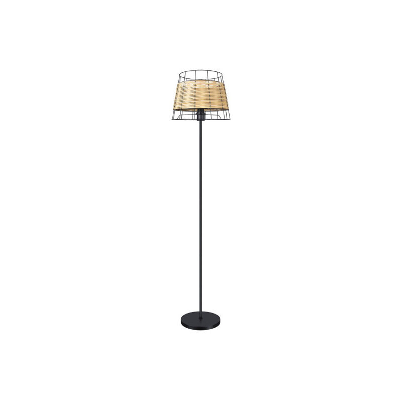 foto del prodotto burano 1xe27 forge ratan 150x32x32 cm piano soggiorno fabrilamp