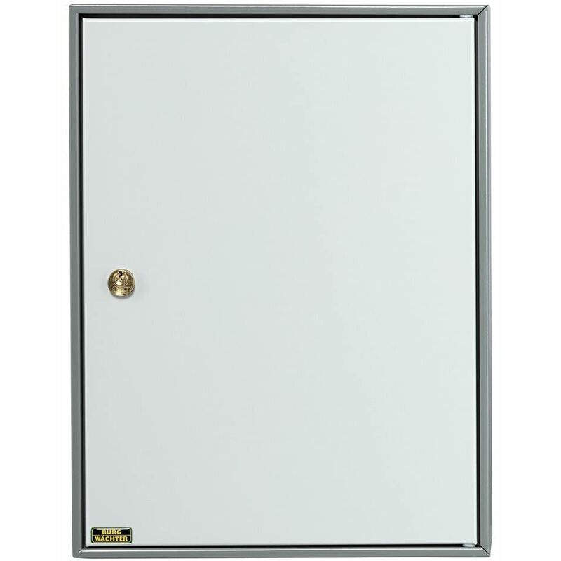 foto del prodotto burg w chter 6700 108 r armadietto portachiavi da parete, corpo grigio scuro porta grigio chiaro, 108 haken 1 innentafel 
