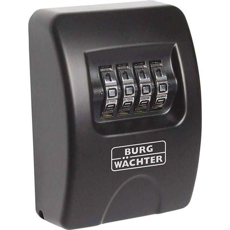foto del prodotto burg w chter keysafe 10 cassaforte per chiavi per interni ed esterni, nero, au en 61x85x39mm hxbxt 